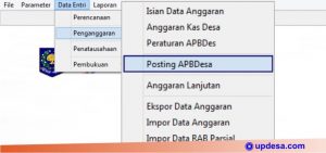 cara posting siskeudes