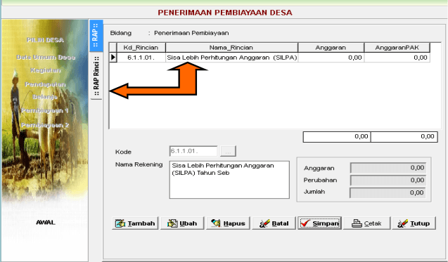 penerimaan pembiayaan