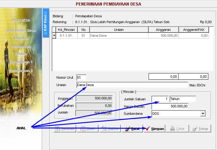 Sisa lebih anggaran desa