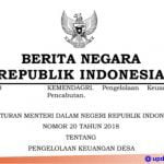 permendagri 20 tahun 2018