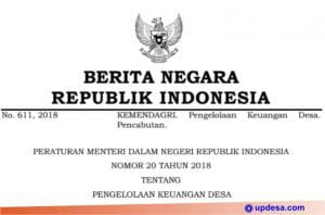 download permendagri 20 tahun 2018
