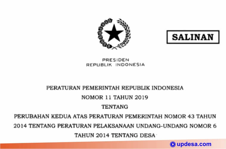 5 Poin Penting Dalam PP 11 Tahun 2019 Yang Wajib Anda Tahu - Updesa