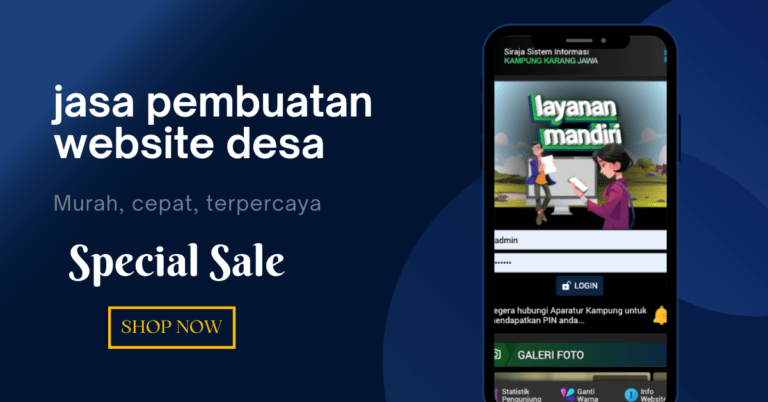 jasa pembuatan website desa