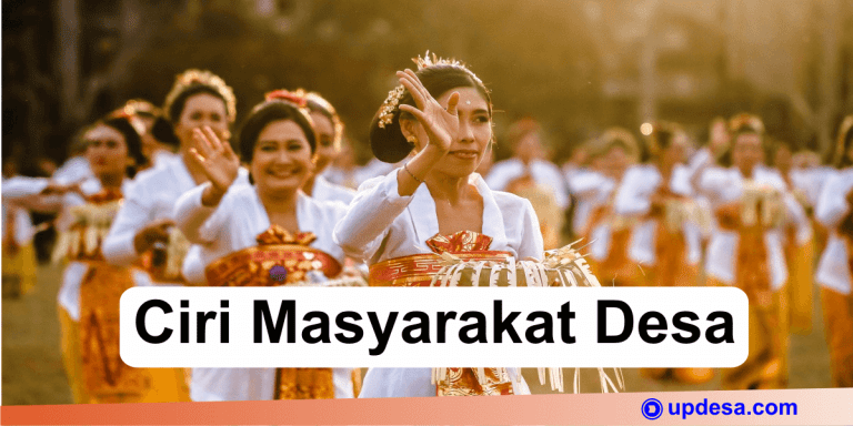 Ciri Ciri Masyarakat Desa