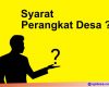 syarat menjadi perangkat desa