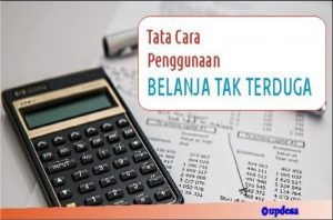 belanja tak terduga