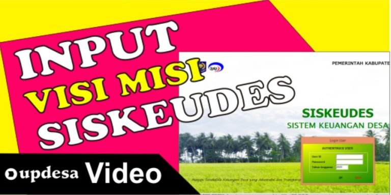 input visi dan misi desa