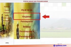 input kegiatan siskeudes