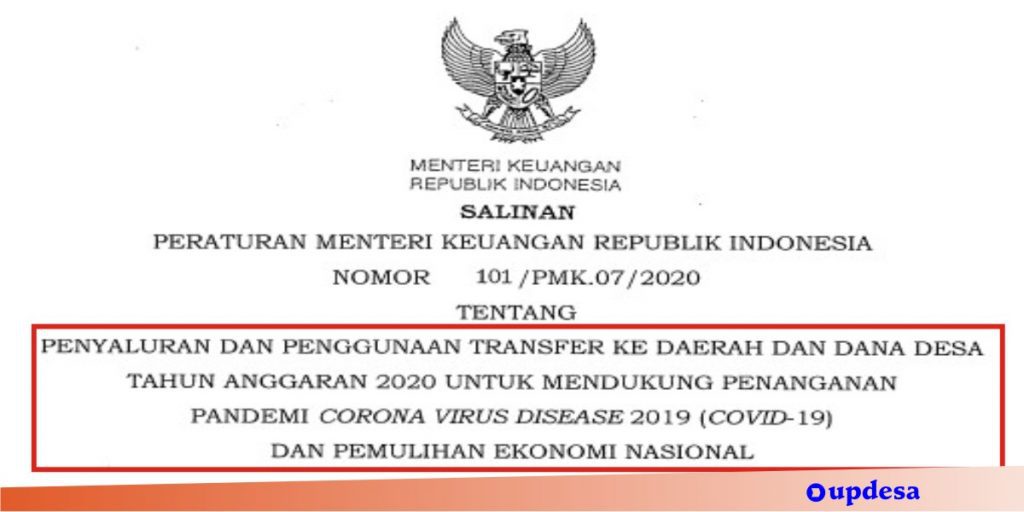 Permenkeu 101 Tahun 2020
