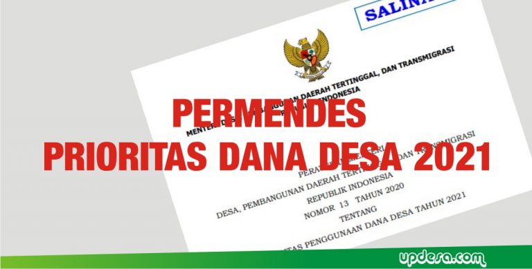 Permendesa PDTT 13 Tahun 2020