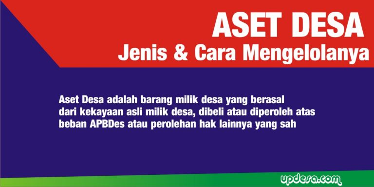 jenis aset desa