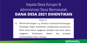 kepala desa korupsi