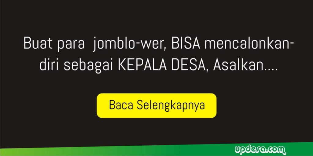 Bisakah Seseorang yang Belum Pernah Menikah Mencalonkan Diri sebagai Kepala Desa