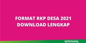 format rkp desa 2021