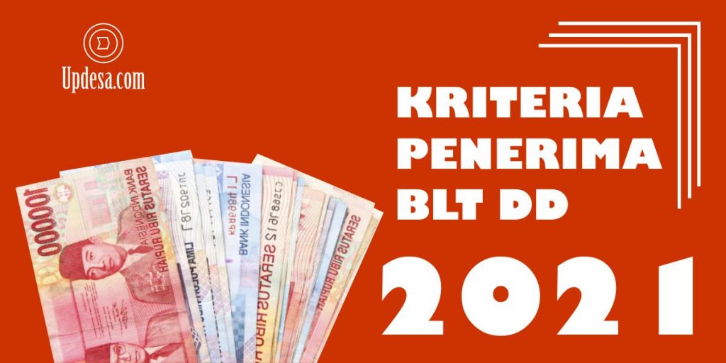 Kriteria penerima BLT DD Tahun 2021