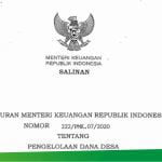 permenkeu 222 tahun 2020