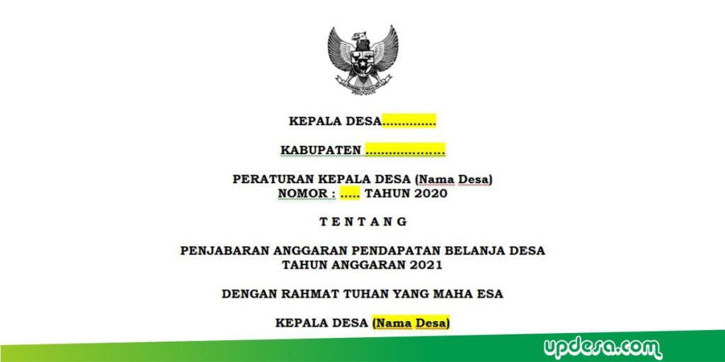 Perdes APBDes 2021 Perdes APBDes 2021