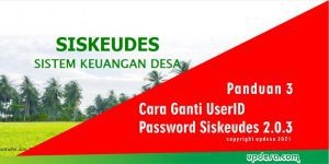 UserID Password Siskeudes 2.0.3