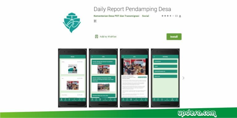 Aplikasi Daily Report Pendamping Desa