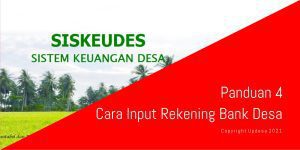 Cara Input Rekening Bank Desa Siskeudes 2.0.3