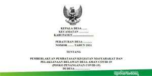 Perdes Posko Desa