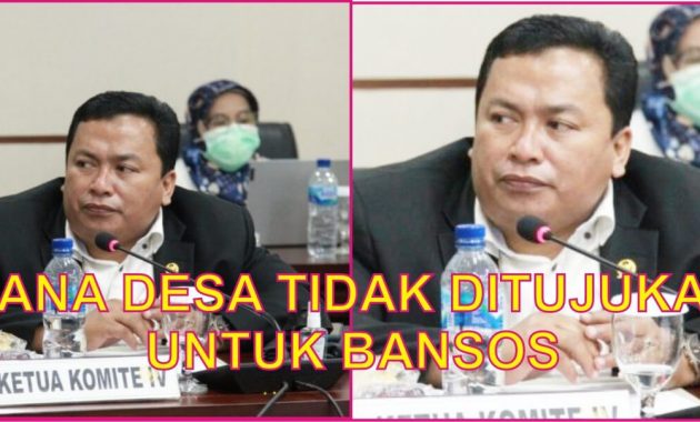 Dana Desa Seharusnya Tidak Ditujukan Untuk Keperluan Bantuan Sosial