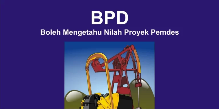 Apakah Boleh Anggota BPD Mengetahui Jumlah Material Proyek Pemerintah Desa