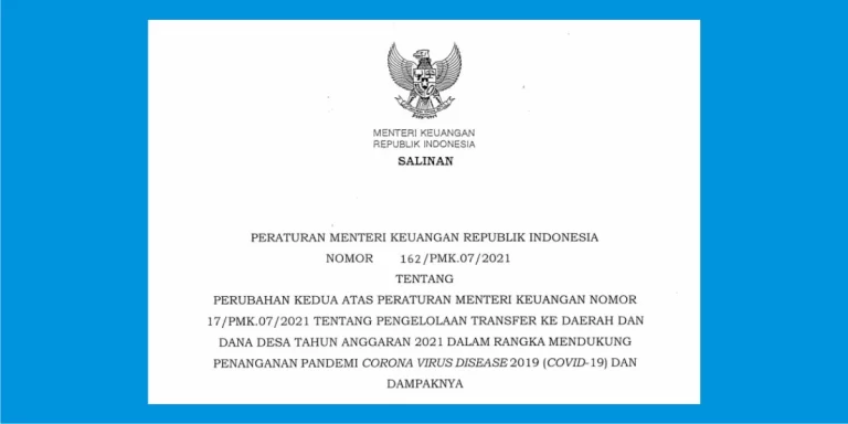 PMK 162 Tahun 2021