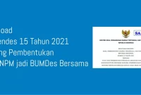 Permendesa PDTT Nomor 15 Tahun 2021