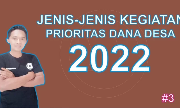 Prioritas Penggunaan Dana Desa Tahun 2022