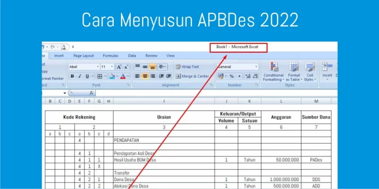 cara menyusun apbdes