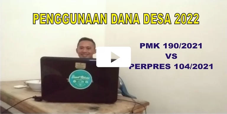 Penggunaan Dana Desa PMK 190 Tahun 2021