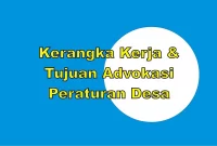 Tujuan Advokasi Peraturan Desa