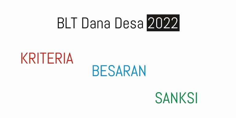 blt dana desa 2022