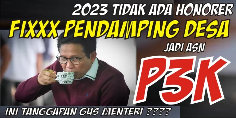 pendamping desa jadi asn p3k