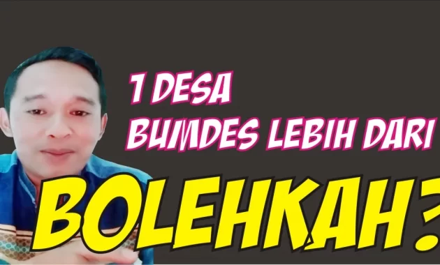bumdes lebih dari satu