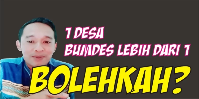 bumdes lebih dari satu
