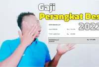 gaji perangkat desa 2022