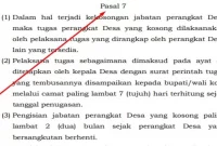 kekosongan jabatan perangkat desa kekosongan jabatan perangkat desa