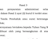 persyaratan administrasi perangkat desa