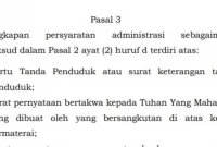 persyaratan administrasi perangkat desa persyaratan administrasi perangkat desa
