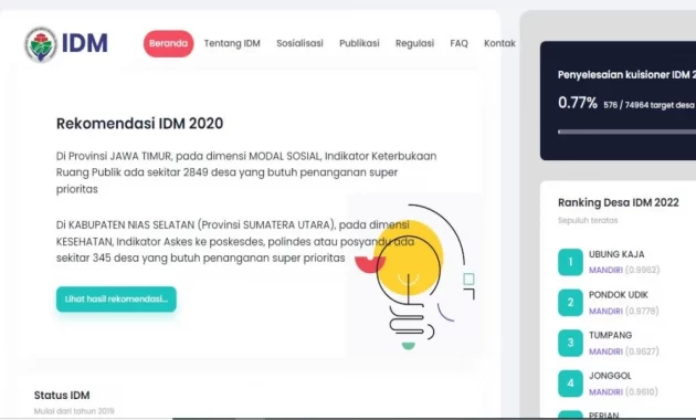 tata cara login idm 2022