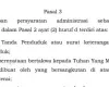 persyaratan administrasi perangkat desa
