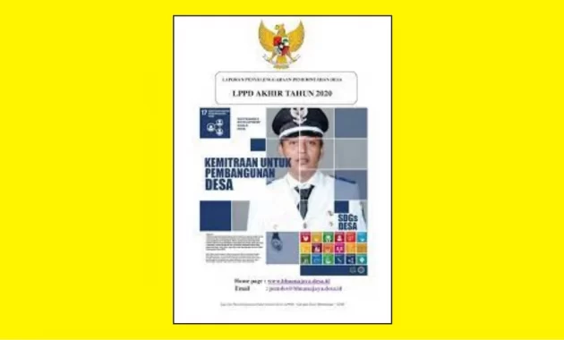 Laporan Pertanggungjawaban Kepala Desa Akhir Tahun