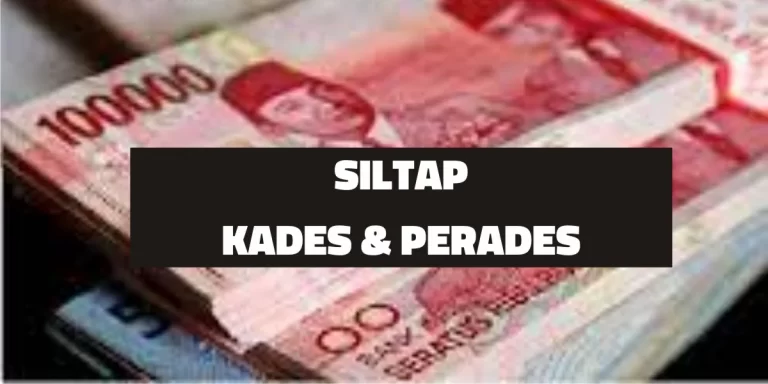 Penghasilan Kepala Desa dan Perangkat Desa