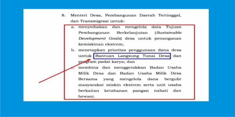 BLT Dana Desa 2023