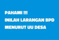 Larangan BPD