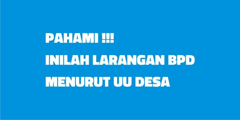 Larangan BPD