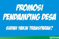 Promosi Pendamping Desa