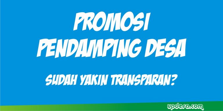 Promosi Pendamping Desa